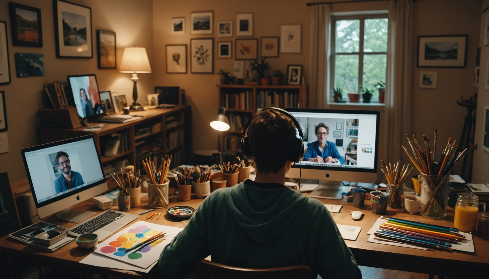 Éveillez votre créativité avec les cours d'arts virtuels: l'atelier chez soi