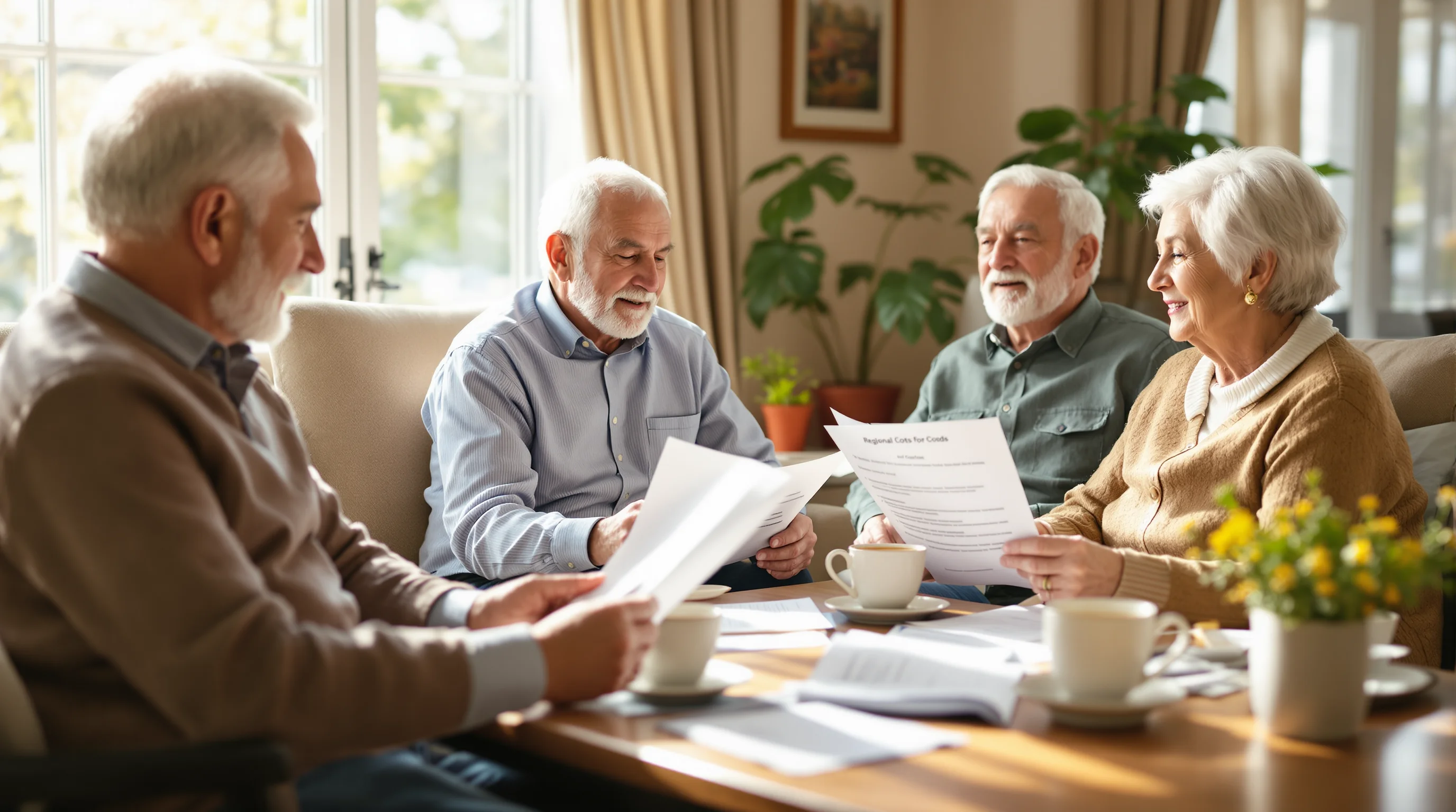 Maison partagée senior : les différences de tarif selon les régions et services